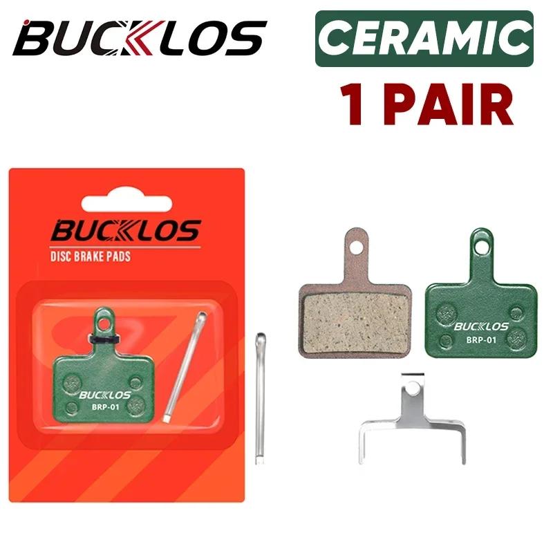 BUCKLOS MTB Ceramic Brake Pad Bicycle for Shimano B01S B03S B05S MT200 SRAM AVID High Heat Dissipation Pads Cycling Accessories
