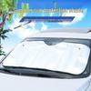 Car Windshield Sun Shade: Aluminum Foil Bubble Heat Insulation & Light Blocking