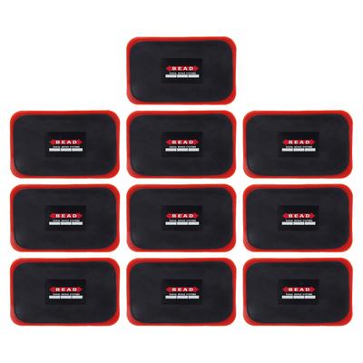 10Pcs Tire Patch 80 X 130mm Rubber Thickened Rectangle Strong Adhesive Tire Tube Repair Patch for