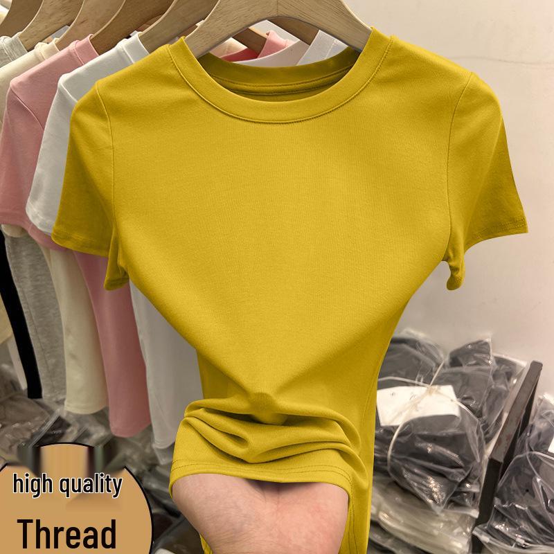 Elegant Ribbed Slim-Fit Top for Women - Stylish, Breathable, and Fashionable