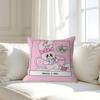 Cute E-Esther B-Bunny Pillow Case Removable Washable Cushion Cover – All-Season Soft Linen