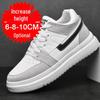 Men's Casual Fall Height-Boosting Sneakers - Breathable, Thick Sole Skate Shoes with 10cm Lift