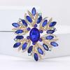 Women Glass Brooch Rhinestone Shining Boutique Decoration Badges Pins