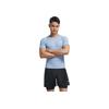 Li-Ning Waterproof Chlorine Resistant Simple Solid Color Speed Training Short Sleeve Swimwear Men swimwear Blue LNYW821-4