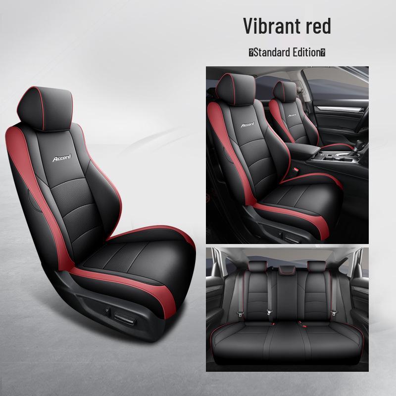 Accord Tenth Gen Leather Seat Cushion - Universal Fit, Four Seasons, Five-Seat.