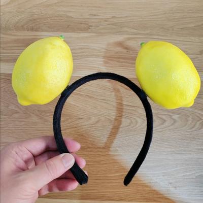 Korean Style Simulated Food Hair Hoop Headwear Vegetable Hair Bands Fruits Headband  Wash Face