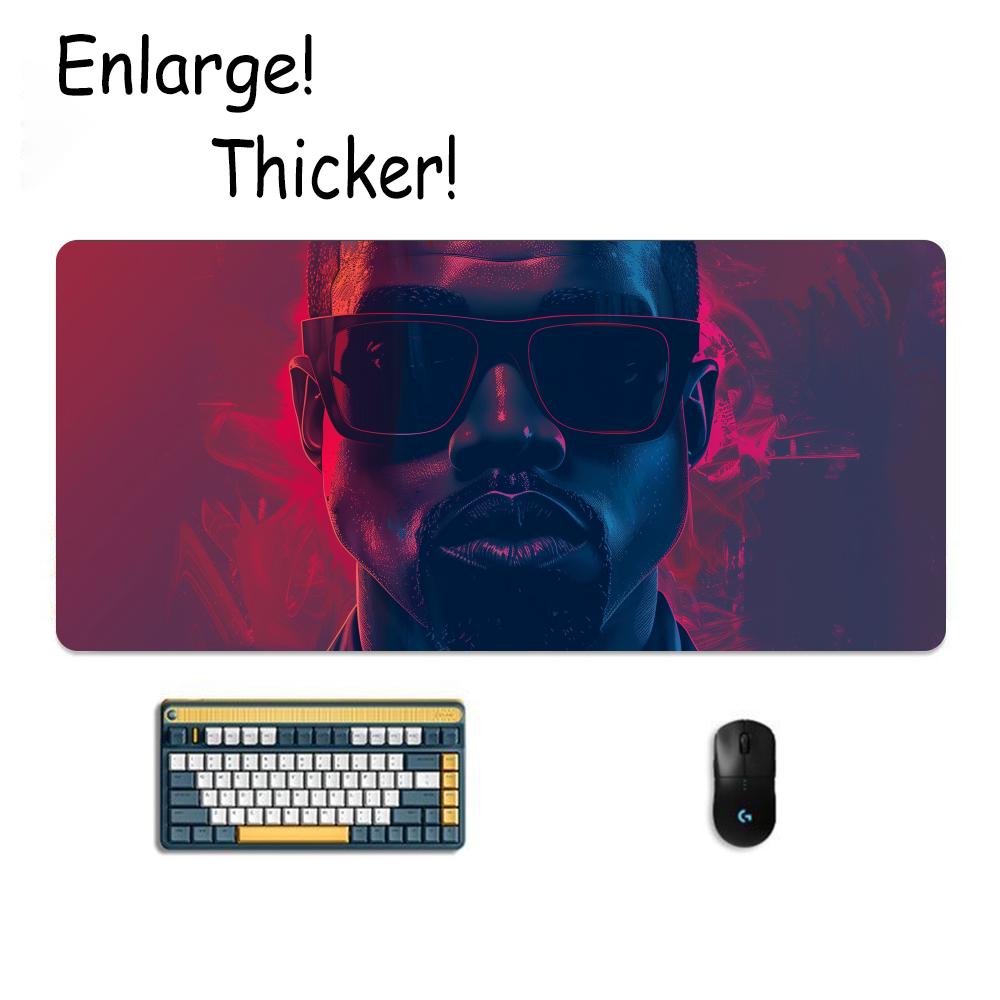 Kanye West Mouse Pad Xxl Large Mouse Pad Smooth Surface For Gaming Nonslip Comfortable Desk Mat