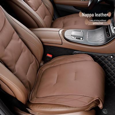 BMW/Mercedes Seat Cushion: Single-Piece Lumbar Support, Napa Leather, Ventilated, All-Season
