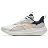 Liuyun Comfortable Abrasion Resistant Low Top Casual City Commuting Running Shoes Men's White Orange 912345512-2