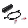 22x67mm Musician Ear Plug Red Noise Reduction Waterproof with Silica Gel Cord Storage Bottle