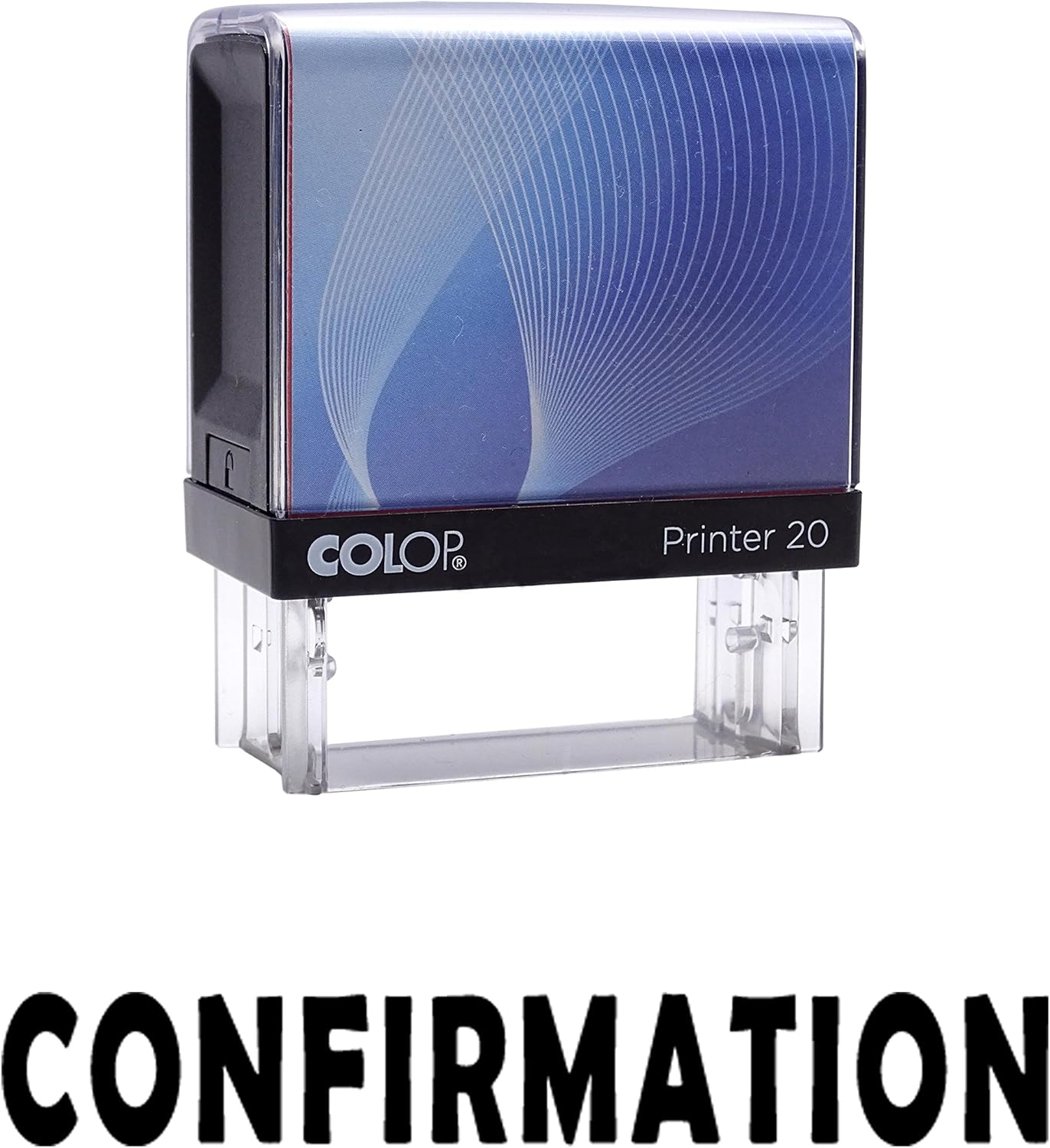

Confirmation Self Inking Rubber Stamp Custom Colop Office Stationary P20 Mini Stamper 14 mm x 38 mm чорний