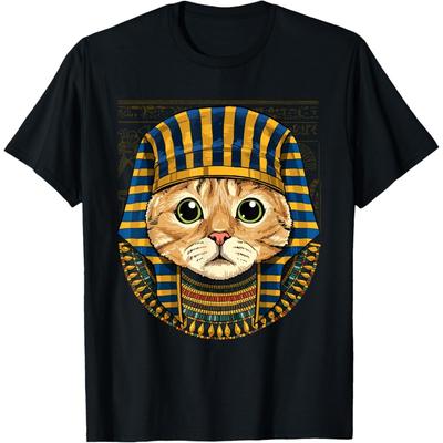 Cat Egyptian Pharaoh Historian Archaeologist T-Shirt