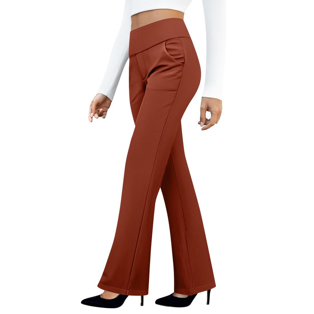 Women's Yoga Pants Casual Pants Slacks With Pockets High Waist