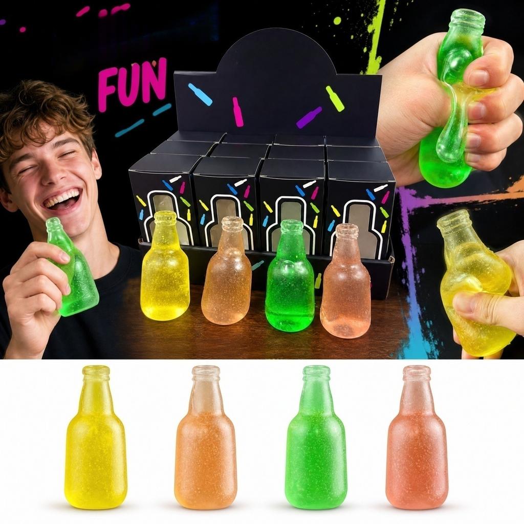 Bottle Shaped Toy for Stress - Soft Slow Rising Decompression Toy for Adults and Kids