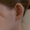 Lewe Pearl Clear Two Way Earring