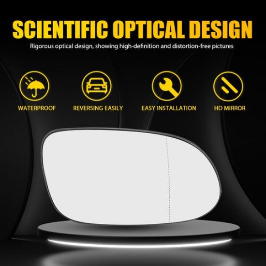 Mirror Glass For 2001-2004 Mercedes Benz CLK320 Passenger Side Heated B66818420