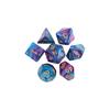 7Pcs Polyhedral Dice Double-Colors Polyhedral Game Dice