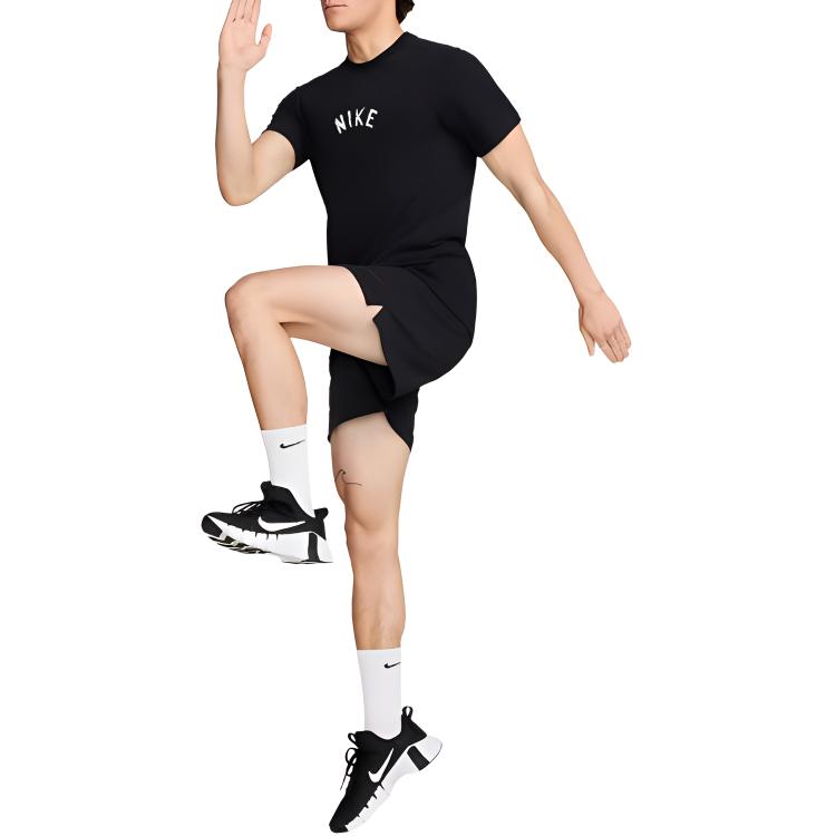 New Nike Regular T Shirt Men's Black HF5247-010