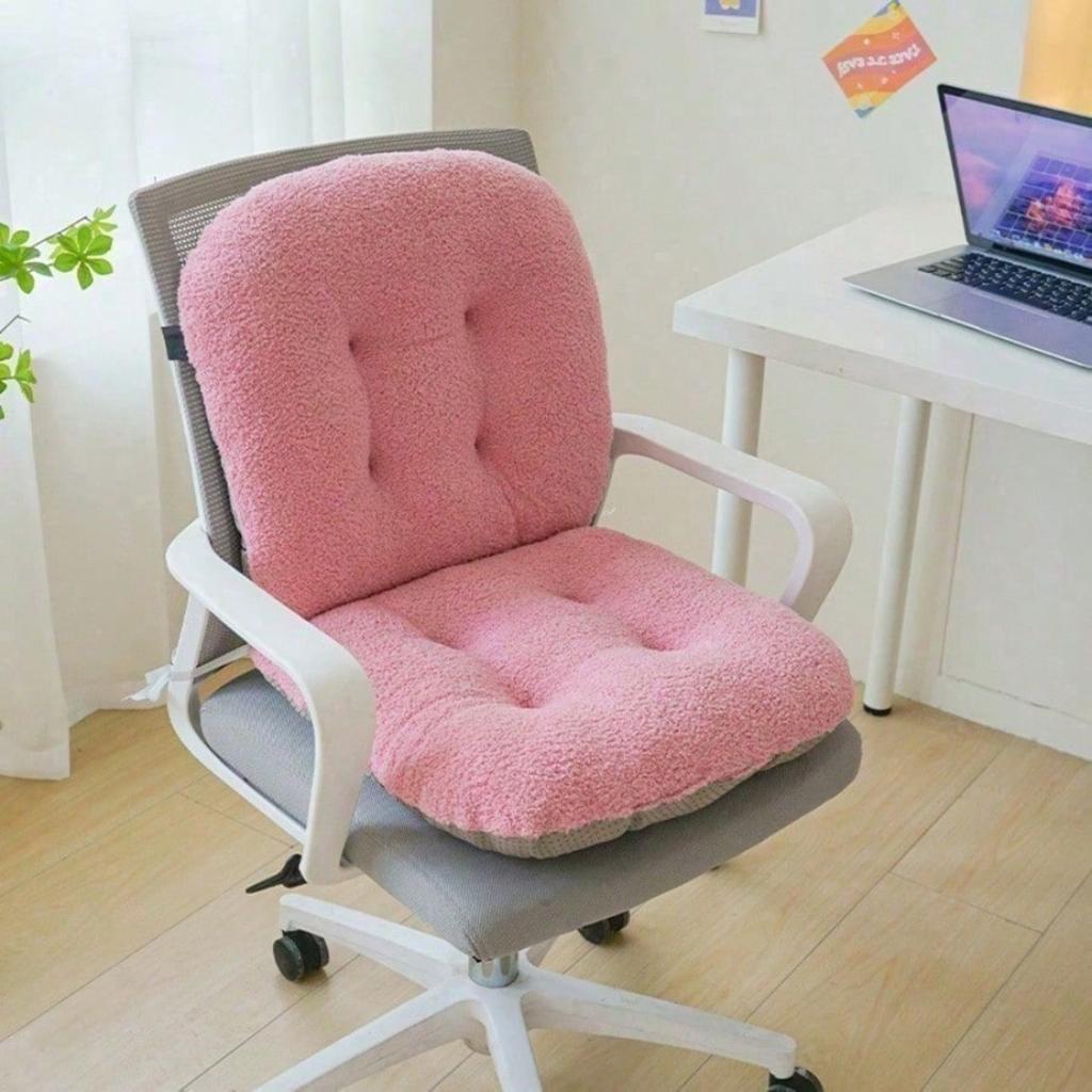 1 Cushion With Thickened Backrest For Office, Car, And Gaming Chairs