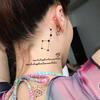 15 Blätter kleine temporäre Tattoos für Frauen Erwachsene Hände Hals Tattoo Aufkleber winzige frische Muster Mond Schmetterling gefälschte Tattoo Paste