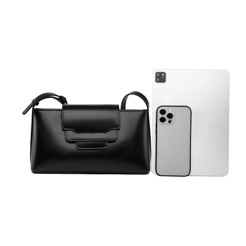 2025 Autumn New Fashion Niche Sense Women's Shoulder Bags Simple Noble Solid Color Female Messenger Bags High Sense PU Leather Ladies Small Square Bag