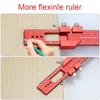 Slide Stop Measuring Tool Aluminum Zinc Zinc Alloy T-Type Scribing Ruler  Metal Working