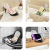 Suction Cup High Heel Soap Dish – Lightweight & Non-Slip, Oval Plastic Holder for Bathroom Counter – Bathroom Decor