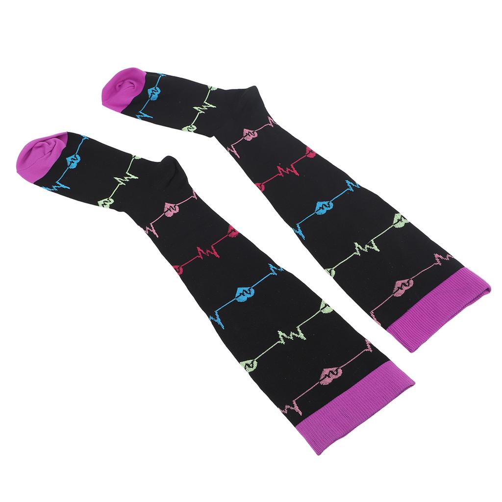 1 Pair Compression Socks for Athletes Nurses Increase Circulation Muscle Recovery Sports Compression Socks for Running
