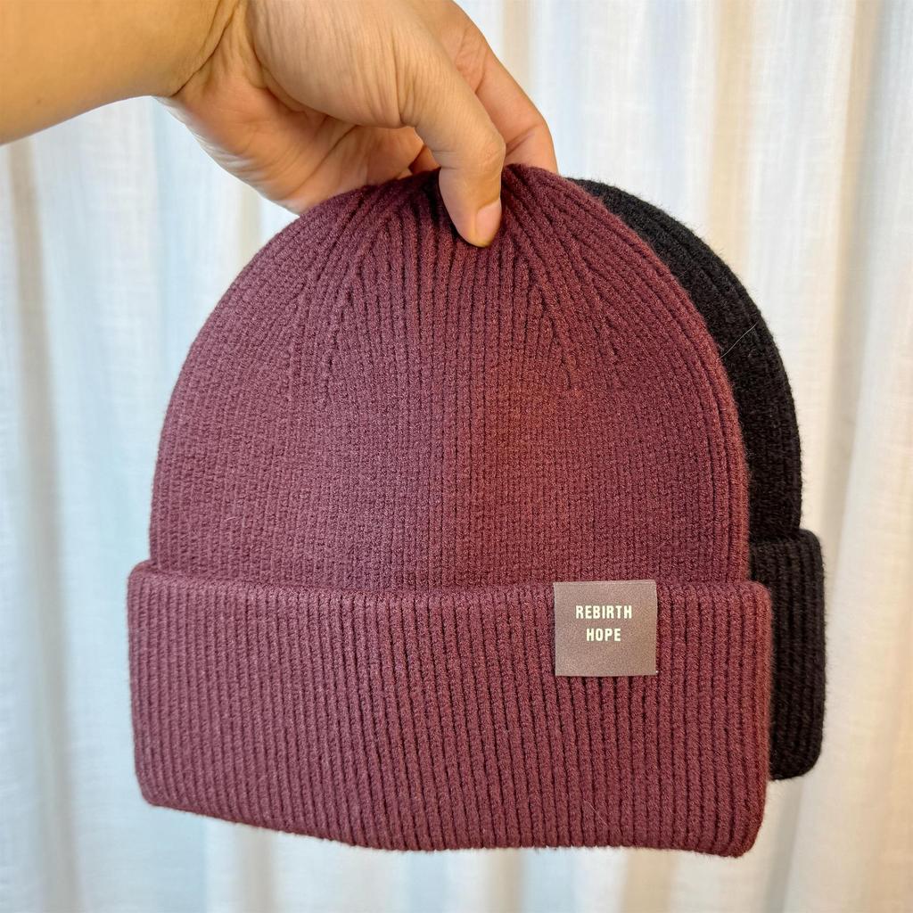 Thickened Knitted Woolen Hat for Women in Winter Warm Plus Velvet Pullover Hat To Prevent Cold and Windproof Toe Cap Cold Hat Ear Protection Hat