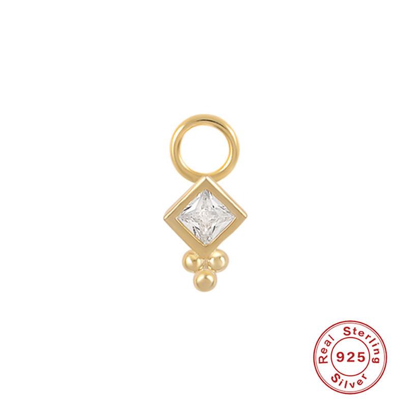 S925 Sterling Silver Earrings Charm Beads Pendant Earrings Earrings Accessories Work Wear Earrings Pendant Women