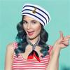 Dressing Up Yacht Captain Hat Navy Blue Scarf Sailor Hat Fashion Sailor Ship Cap  Costume Accessory