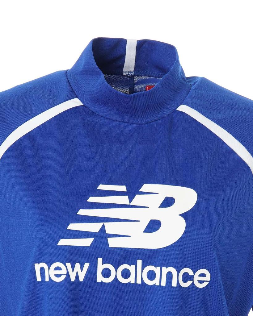 New Balance Short Sleeve Mock Neck Golf Shirt Quick 2 Women's (Moisture Wicking, Drying, Stretch) / 012-5166511 114_Blue [L]