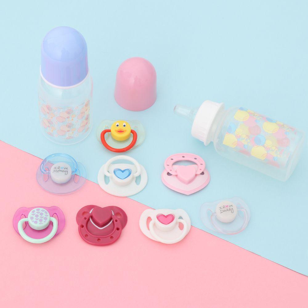 Süße Babypuppe Magnet Schnuller Simulationsflasche Schnuller Neue Reborn Baby Puppen Zubehör Schnuller für Puppen DIY Kinderspielzeug