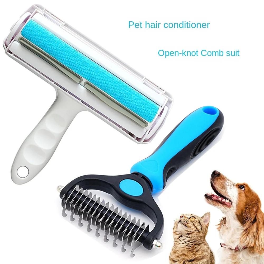 Pet Hair Remover Roller Cleaning Dog & Cat Hair Remover Reusable Portable Couch Carpet Clothing and Bedding Fur Removal Tool