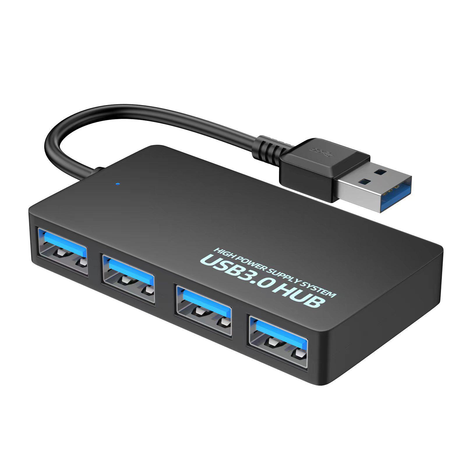 

4-портовый высокоскоростной разветвитель USB 3.0 и концентратор расширения для ноутбуков Ultra-thin 3.0 USB interface