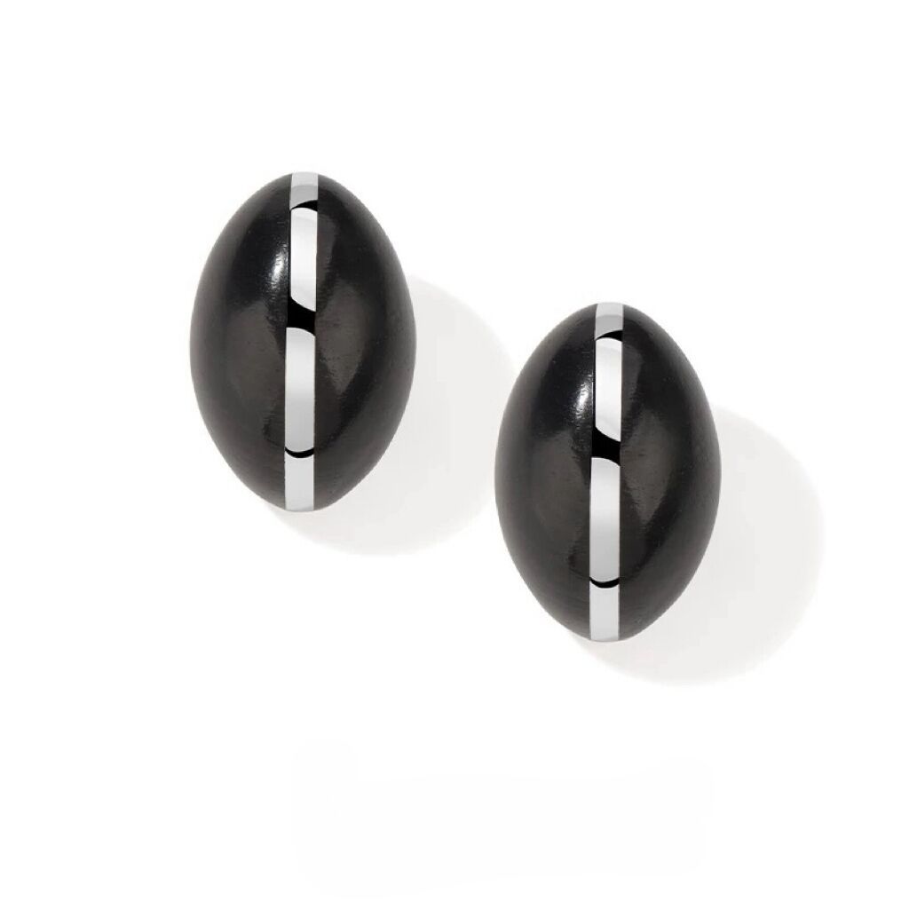 

Нішеві дизайнерські овальні тривимірні металеві сережки-краплі з емаллю, жіночі прості геометричні сережки, прості модні сережки-пусети срібний