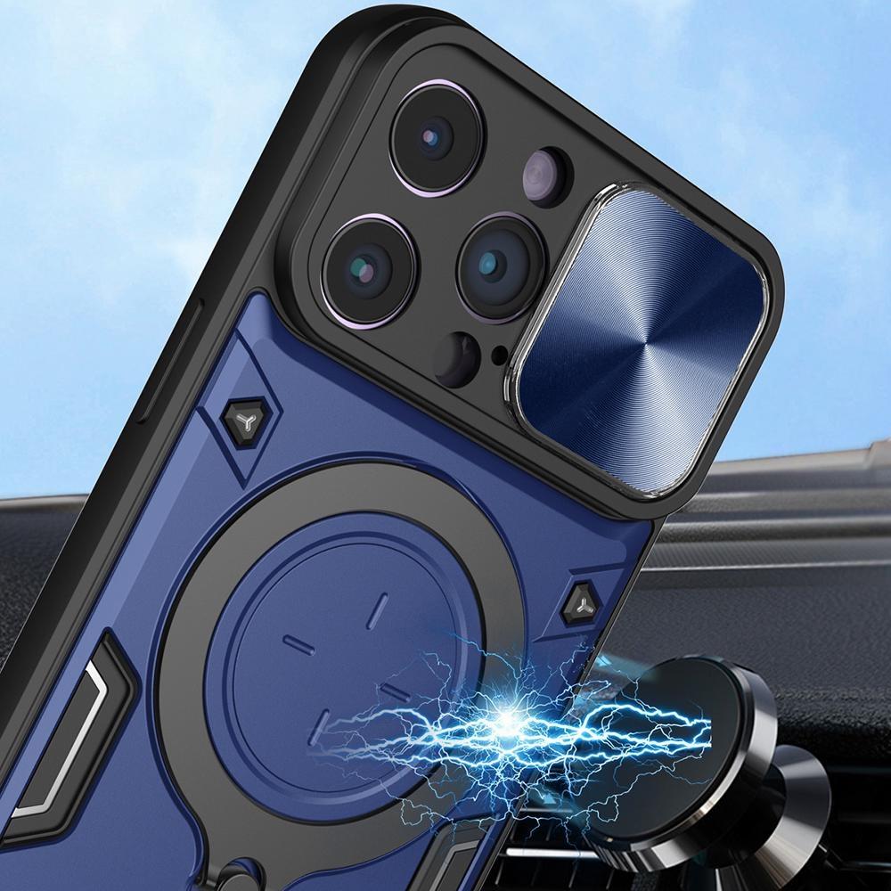 360° rotace s magnetickým kroužkem, stojánek, ochrana objektivu, pancéřové pouzdro pro iPhone 15 14Plus 13 12 11Pro Max pro Samsung S24 S23 S22 S21 S20 Ultra Plus A05 A14 A54