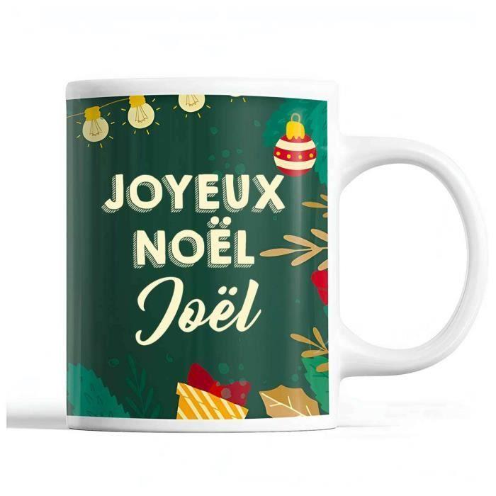 Mug - Noël Joël - Green - Ceramic - 325 Ml - Dishwasher and Microwave Safe