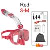 OLIKEI 3-in-1 Scuba Snorkeling Masks for Adults Kids Anti-Fog Leakproof Diving Mask Swimming Goggles Free Breathing Diving Glasses