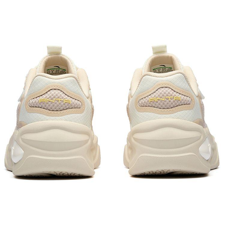 Anta Treading Retro Trendy Wear-Resistant Lightweight Low-Top Sports Casual Shoes Women sneakers White Gray 122238091R-4