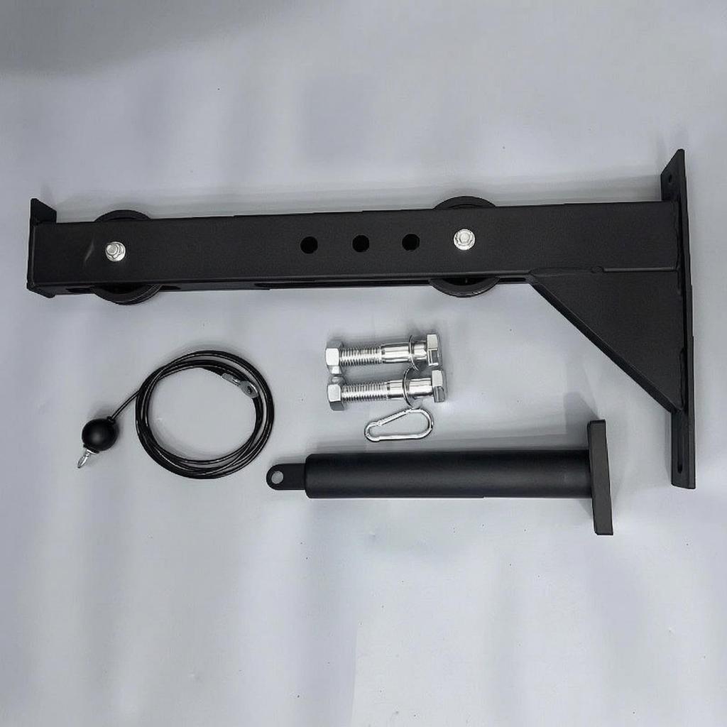 Accessorio Lat Machine Puleggia Rinforzata con Cavo d'Acciaio