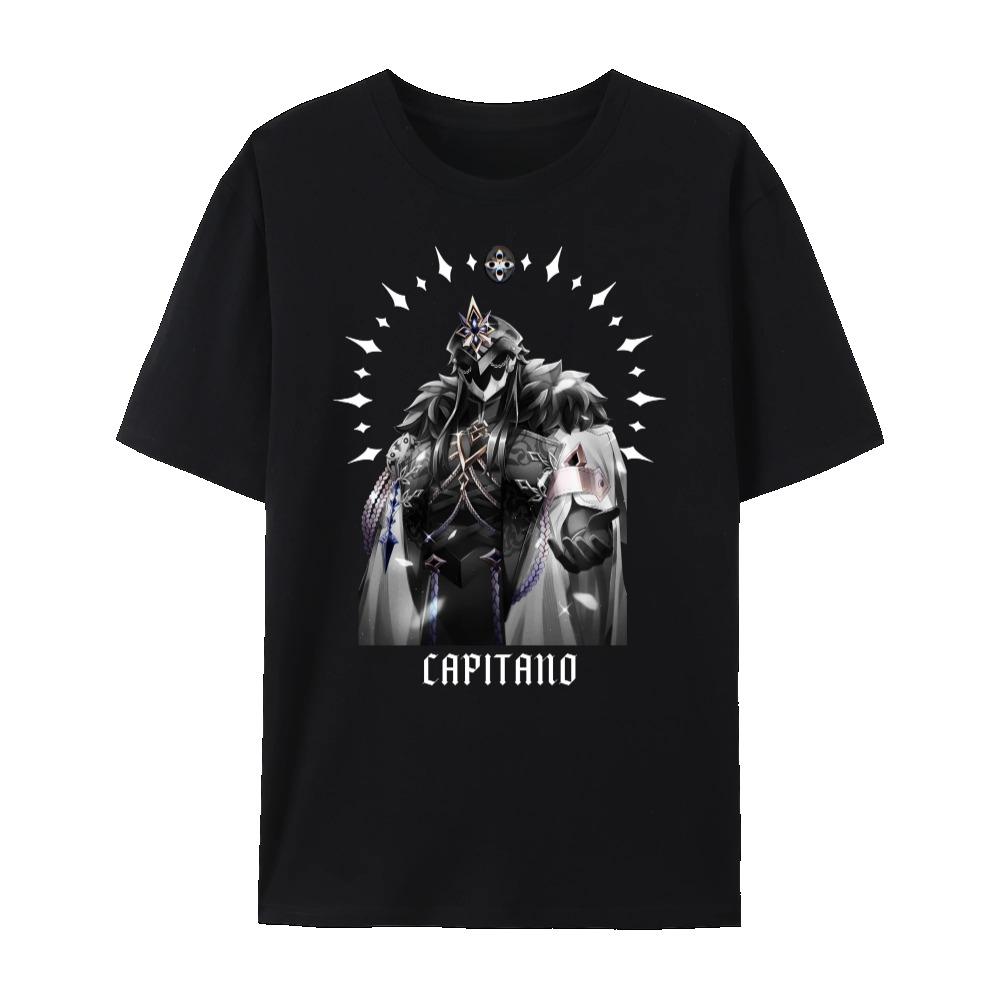 Genshin Impact Eleven Fatui Harbingers Series Impression Unisex Short Sleeve Crewneck T-Shirt