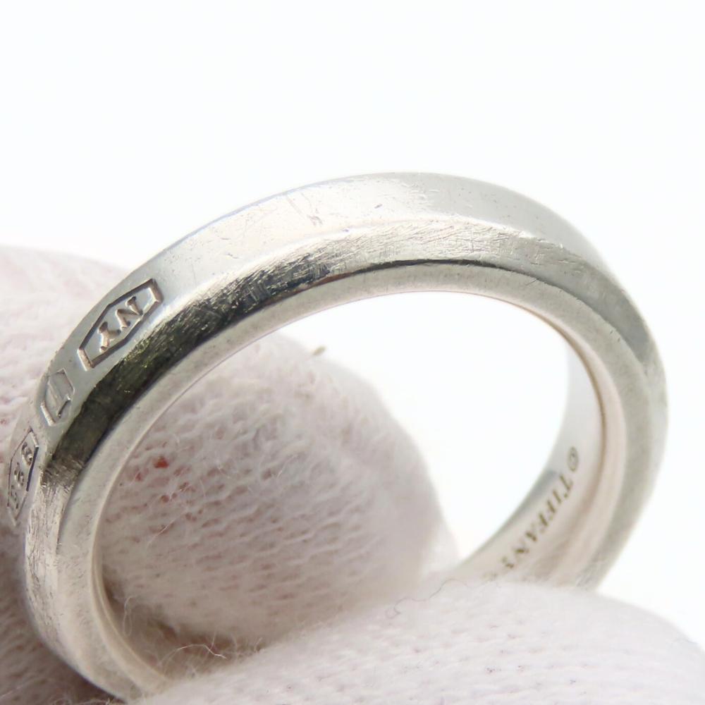Used TIFFANY&Co. Ring Makers Narrow EU#49 Silver925 5.1g Silver Accessories