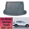 Car Rear Trunk Mat For Nissan Qashqai Dualis J10 2007 2008 2009-2012 2013 Cargo Liner Boot Floor Tray 3D EVA Carpet Accessories