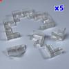 Non-Toxic 50Pcs/Lot Moc Bricks Transparent Clear Plate Block 1X1 1X2 1X4 1X6 02426 4070 Educational Building Blocks Kids Toys