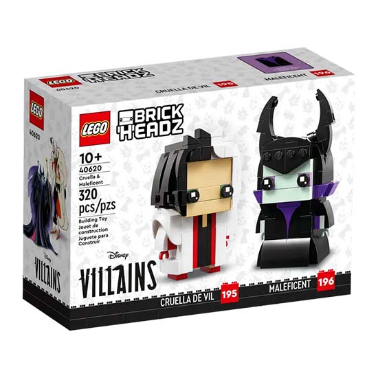 LEGO Brickheadz 40620 Cruella & Maleficent