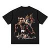Muhammad Ali Legenda Boxu Tričko Nadměrné Vintage Boxerské Bavlněné Tričko GOAT Boxu Unisex Dámské Retro Streetw