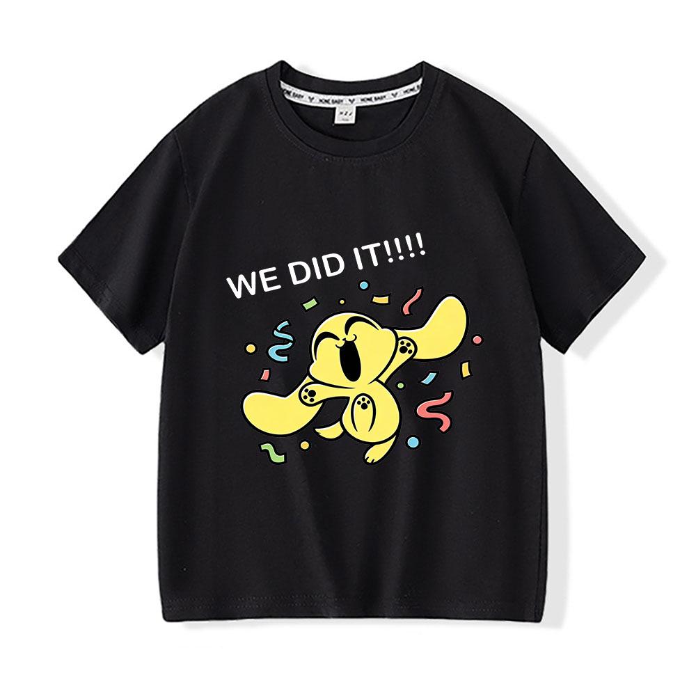

Cute Chikn Nuggit 100%Cotton T-shirt Cartoon Print Children s Tees 2-12Y Boys Girls Short Sleeve Casual Kids Tops Summer Toddler 100 чёрный