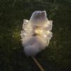 Dog Fairy Wings Light Up Butterfly Wings Pet Costume Embroidered Butterfly Wings with Lights for Parties