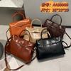 2025 New Top-layer Vegetable Tanned Cowhide Large-capacity Tote Bag Belt Decoration Portable One-shoulder All-matching Commuter Women's